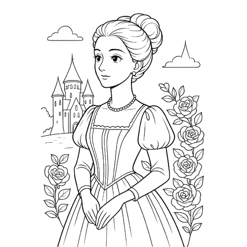 Eosa tô màu dễ thương cho bé sáng tạo 2025