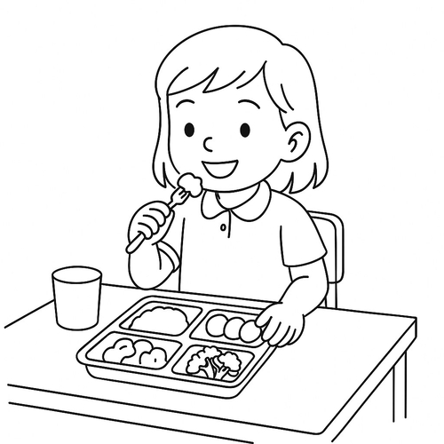 Tranh tô màu cho học sinh lớp 1 2025 – Hình tô màu dễ tải