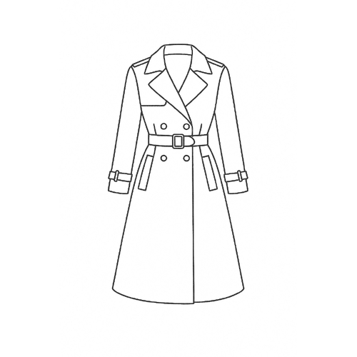 Áo măng tô nữ màu be thanh lịch xu hướng 2025