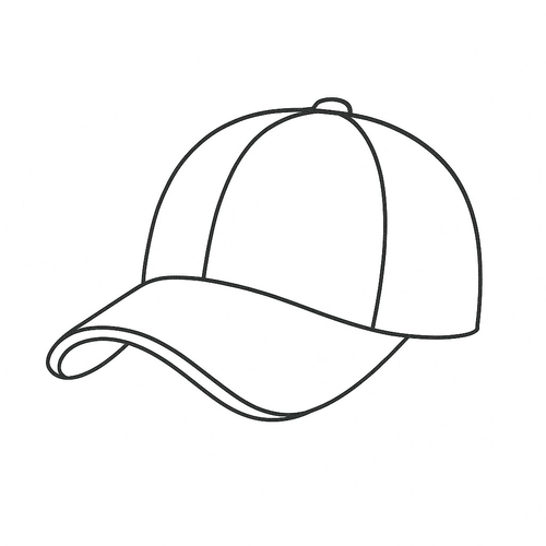 Tranh tô màu mũ lưỡi trai cho bé sáng tạo đẹp nhất 2025