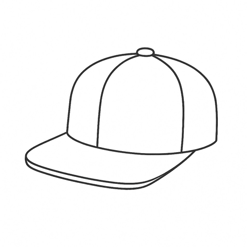 Tranh tô màu mũ lưỡi trai cho bé sáng tạo đẹp nhất 2025