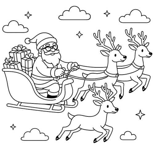 Tranh tô màu ông già tuyết cho bé đẹp nhất 2025