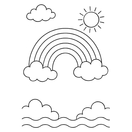 Khung tranh tô màu cho bé đẹp và sáng tạo 2025