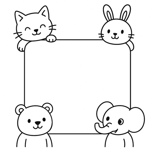 Khung tranh tô màu cho bé đẹp và sáng tạo 2025