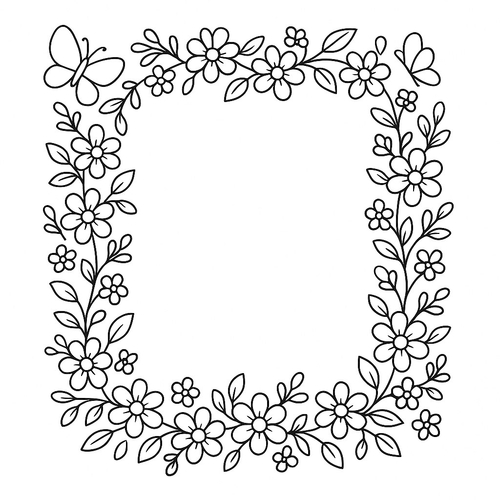 Khung tranh tô màu cho bé đẹp và sáng tạo 2025