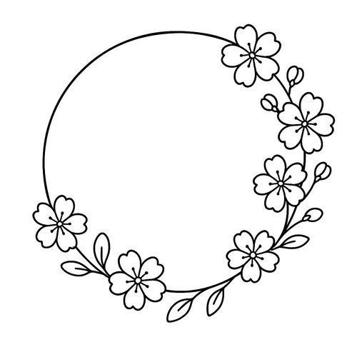 Khung hoa tô màu cho bé đẹp nhất 2025