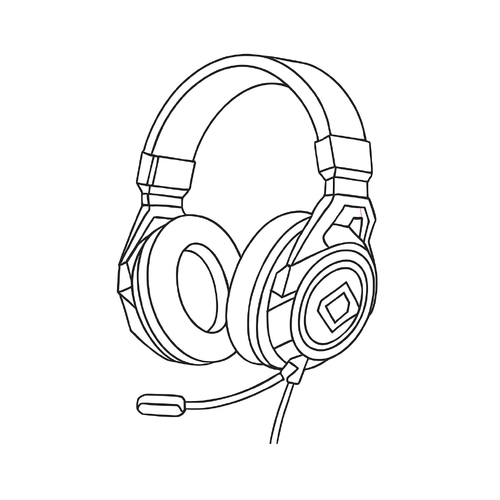 Tô màu tai nghe cho bé 2025 – Sáng tạo cùng âm nhạc