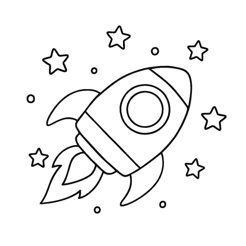 Tranh tô màu bé tập tô màu phương tiện giao thông cho bé 2025