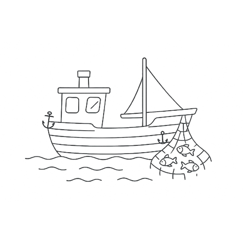 Tranh tô màu thuyền cho bé đẹp và sáng tạo nhất 2025