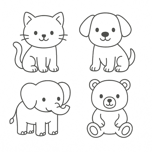 Bài tập tô màu cho bé 4 tuổi sáng tạo và vui nhộn 2025