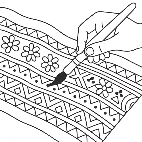 Tô màu vải sáng tạo cho bé đẹp nhất 2025