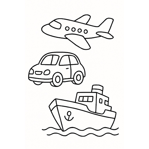 Các mẫu tranh cho bé tập tô màu sáng tạo dễ thương 2025