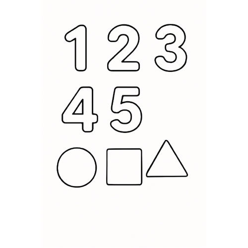 Các mẫu tranh cho bé tập tô màu sáng tạo dễ thương 2025