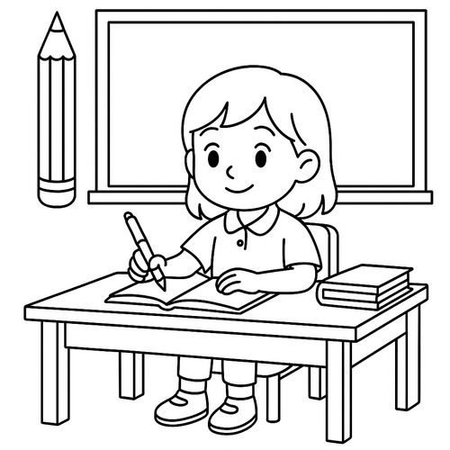 Tranh tô màu lớp 2 cho bé sáng tạo học tập 2025