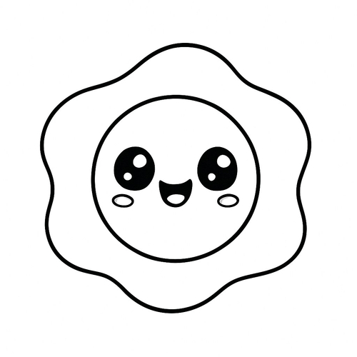 Tranh tô màu trứng ốp la cho bé sáng tạo đẹp nhất 2025