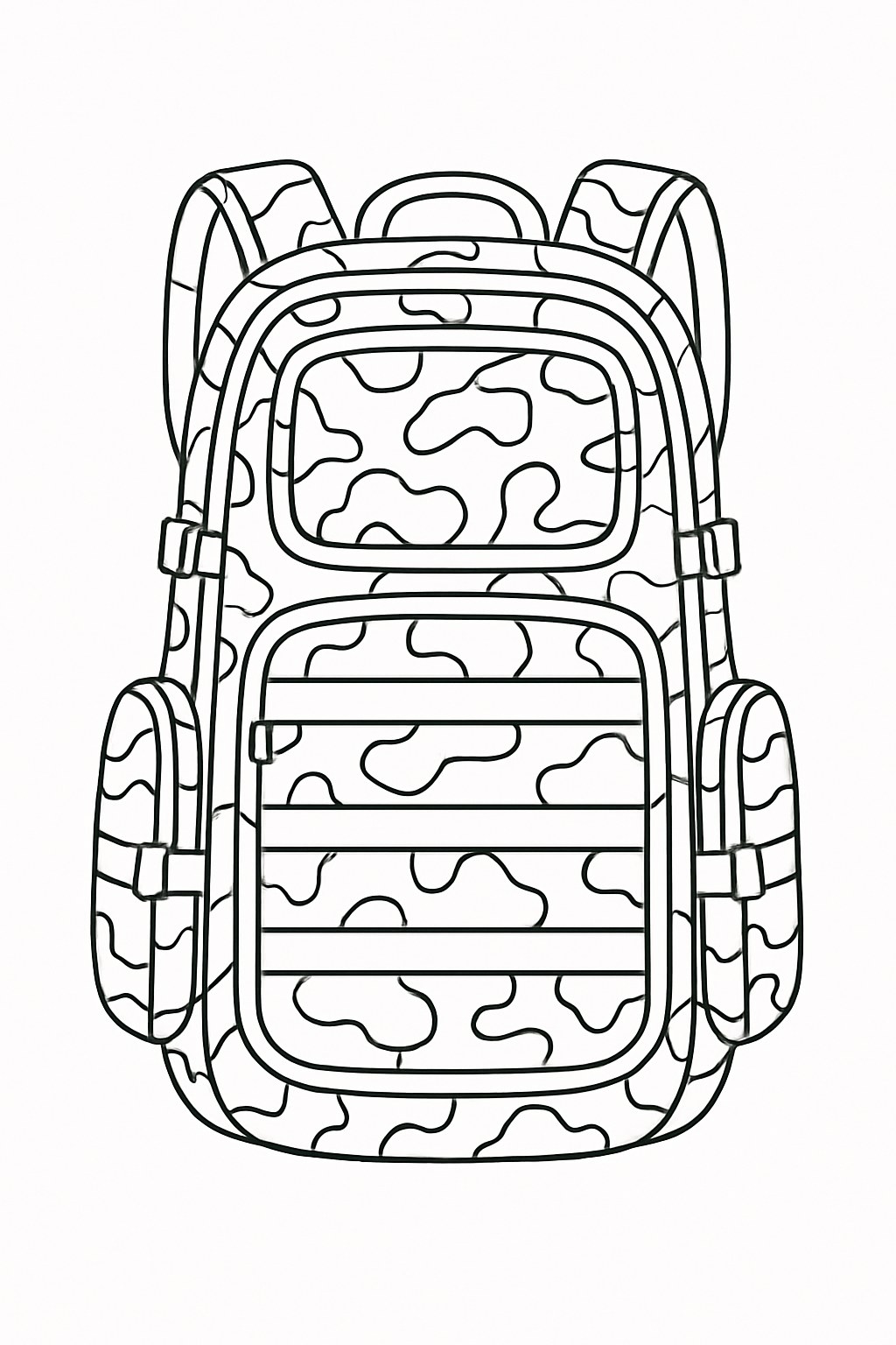Ba lô bộ đội rằn ri