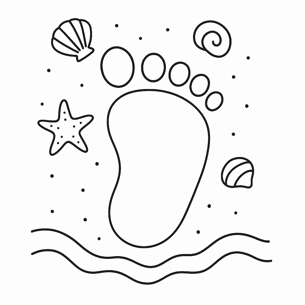 Bàn chân biển xanh