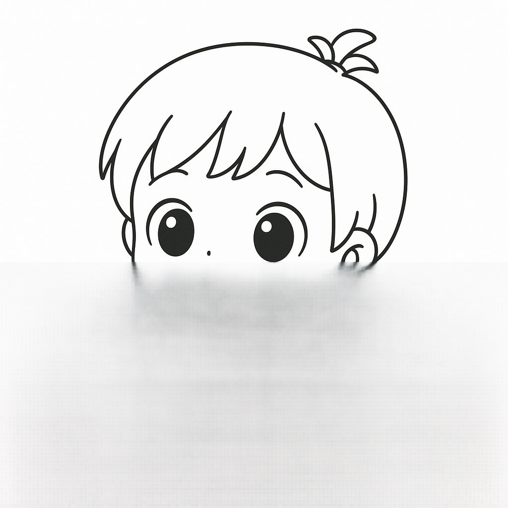 Bé Bún phong cách hoạt hình chibi