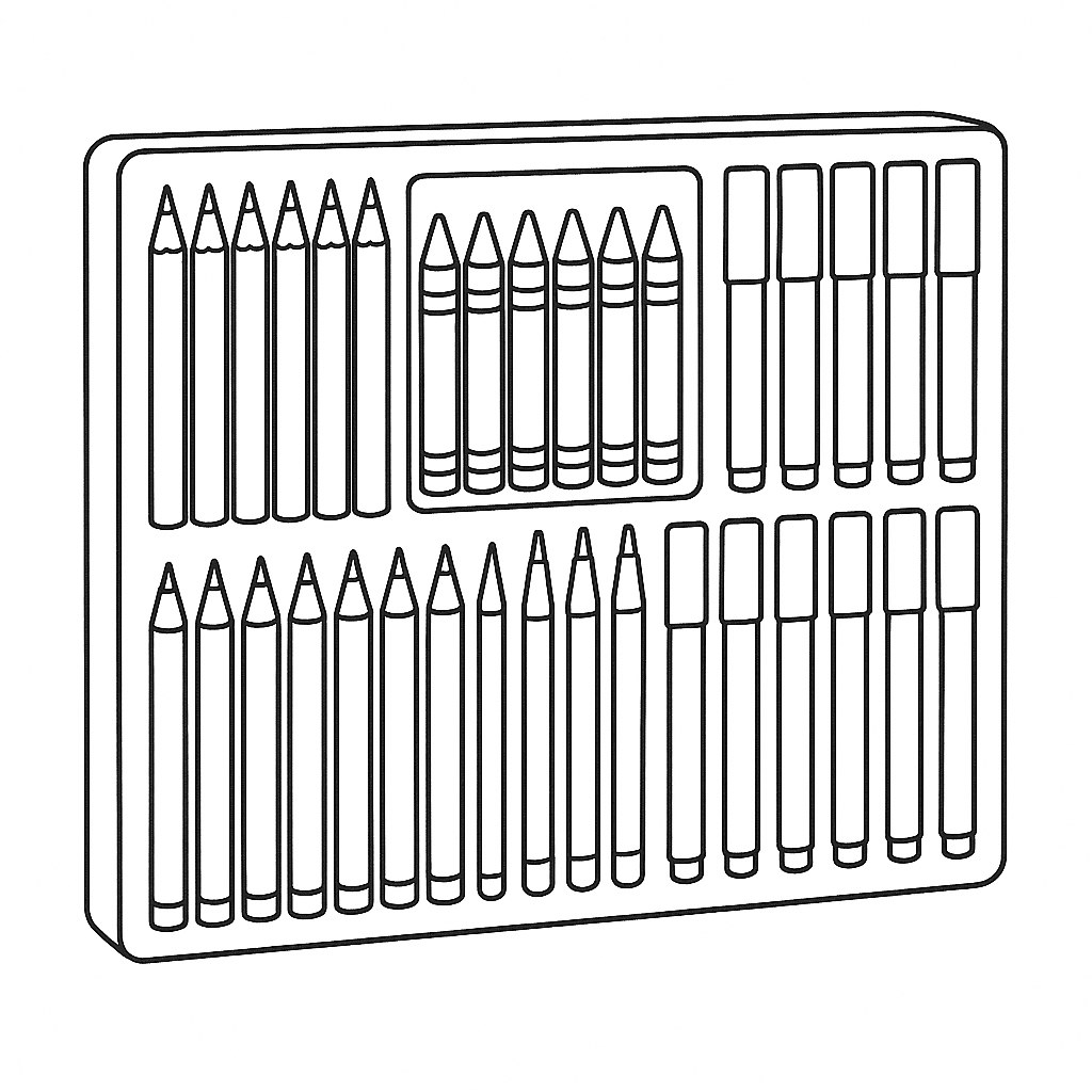 Bộ tô màu chuyên nghiệp