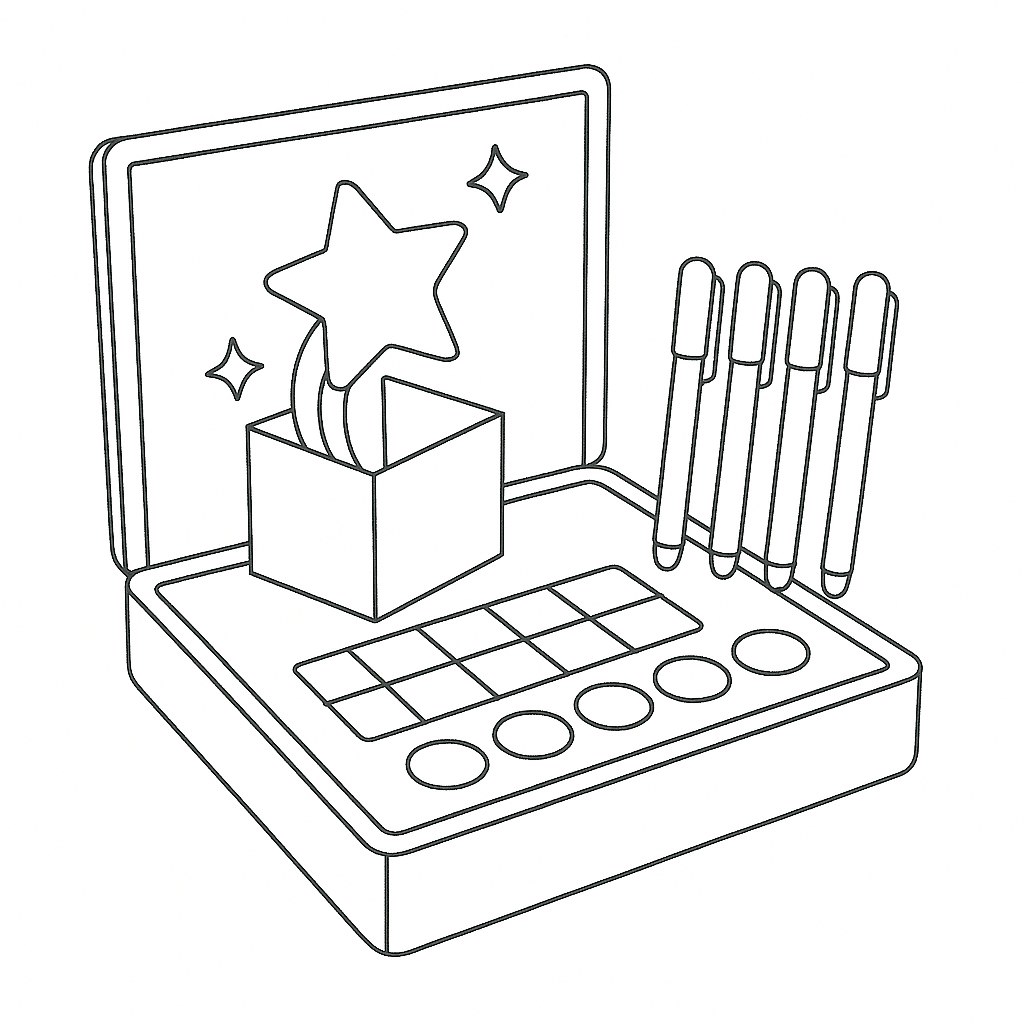 Bộ tô màu 150 chi tiết cho bé sáng tạo 2025