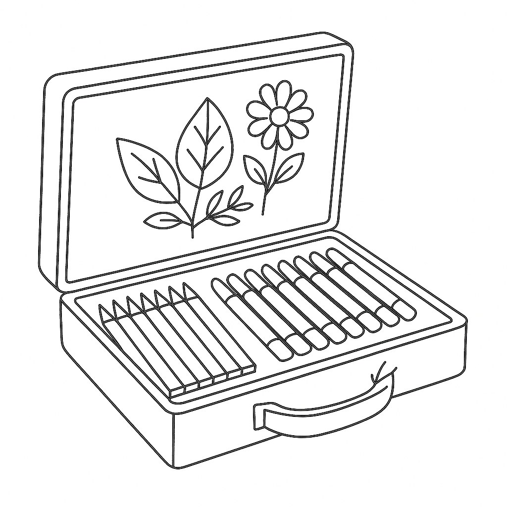 Bộ tô màu thiên nhiên