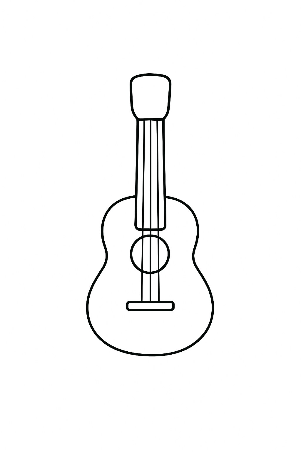 Cây đàn phong cách tối giản