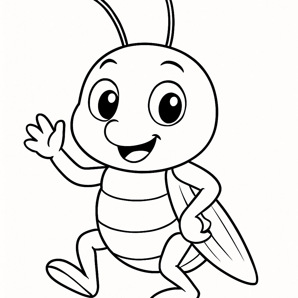 Dế Mèn hoạt hình dễ thương