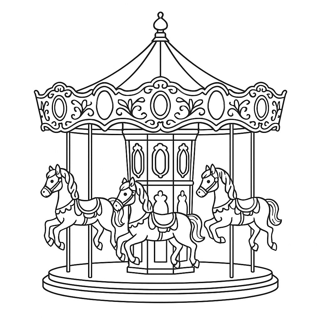 Đu quay vintage cổ điển