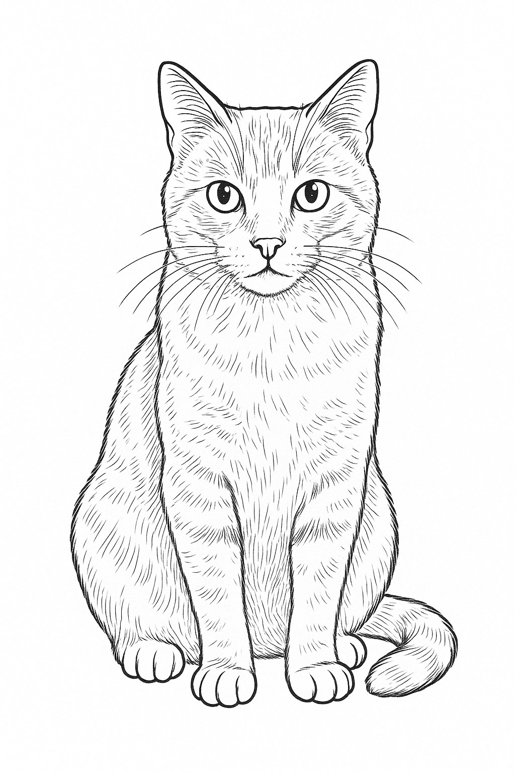 Mèo thật chân dung