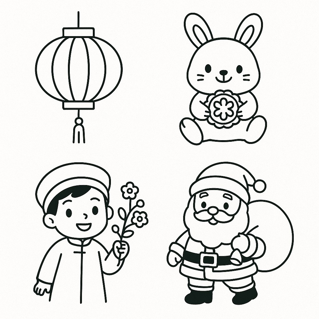 Tranh tô màu cho bé 9 tuổi sáng tạo nhất 2025 – Tải PDF