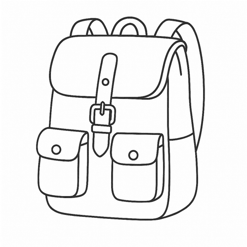 Tranh tô màu ba lô bộ đội cho bé đẹp nhất 2025 – Tải PDF