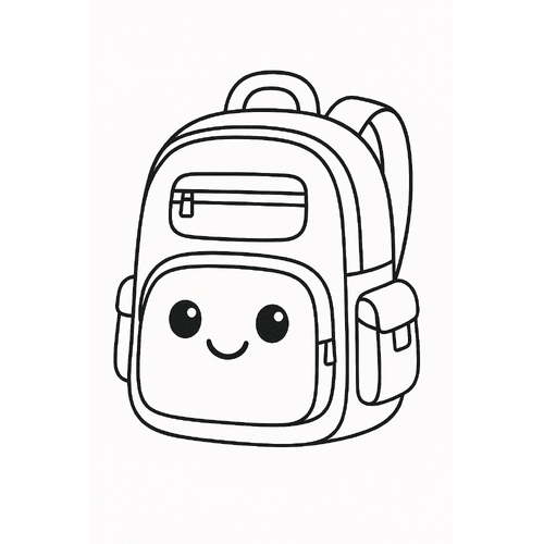 Tranh tô màu ba lô bộ đội cho bé đẹp nhất 2025 – Tải PDF