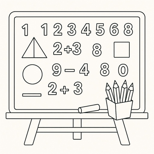 Tô màu cho bảng giúp bé học sáng tạo hiệu quả 2025