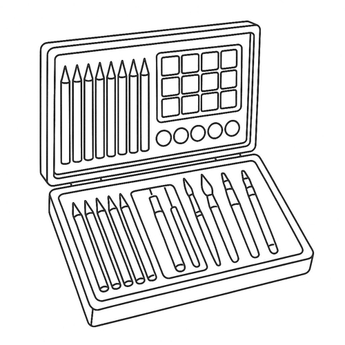 Bộ tô màu 150 chi tiết cho bé sáng tạo 2025