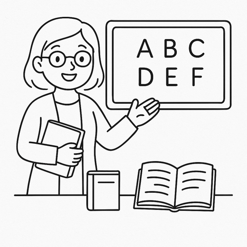 Tranh tô màu cho bé học tiếng Anh 2025 tải miễn phí