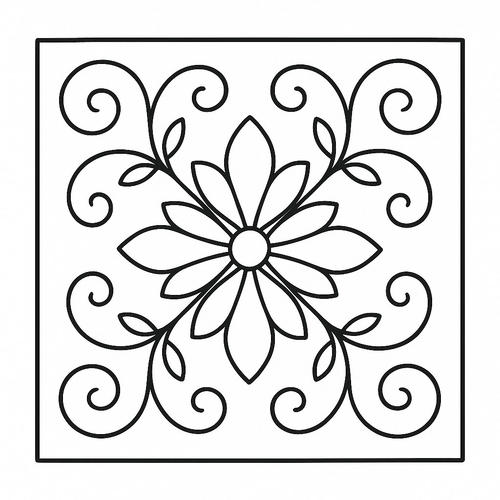 Tranh tô màu tô màu gạch cho bé sáng tạo đẹp nhất 2025