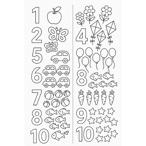 Tranh tô màu cho bé học tiếng Anh 2025 tải miễn phí