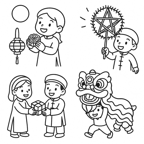 Tranh tô màu cho bé mẫu giáo đẹp, dễ tô 2025