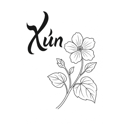 Tranh tô màu hoa mướp cho bé sáng tạo 2025