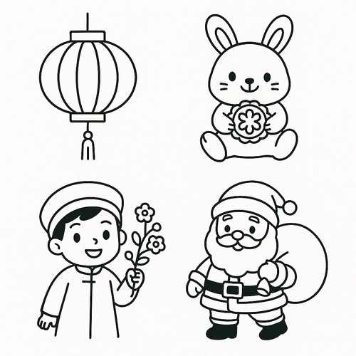 Tranh tô màu cho bé 9 tuổi sáng tạo nhất 2025 – Tải PDF