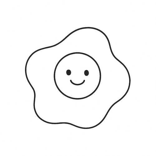 Tranh tô màu trứng ốp la cho bé sáng tạo đẹp nhất 2025