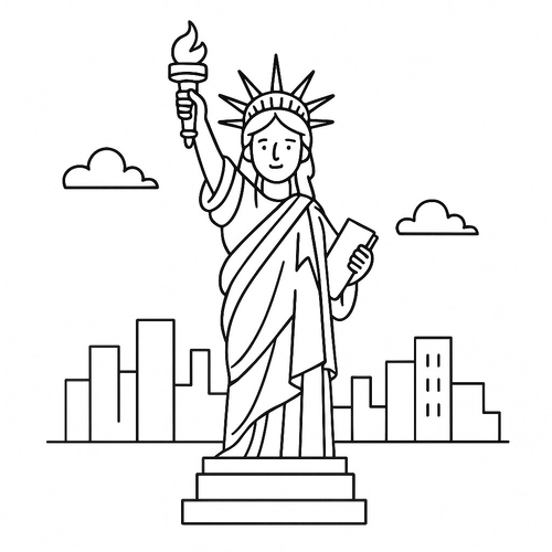 Tranh tô màu danh lam thắng cảnh cho bé đẹp nhất 2025