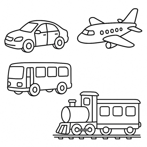 Tranh tô màu cho bé mẫu giáo đẹp, dễ tô 2025