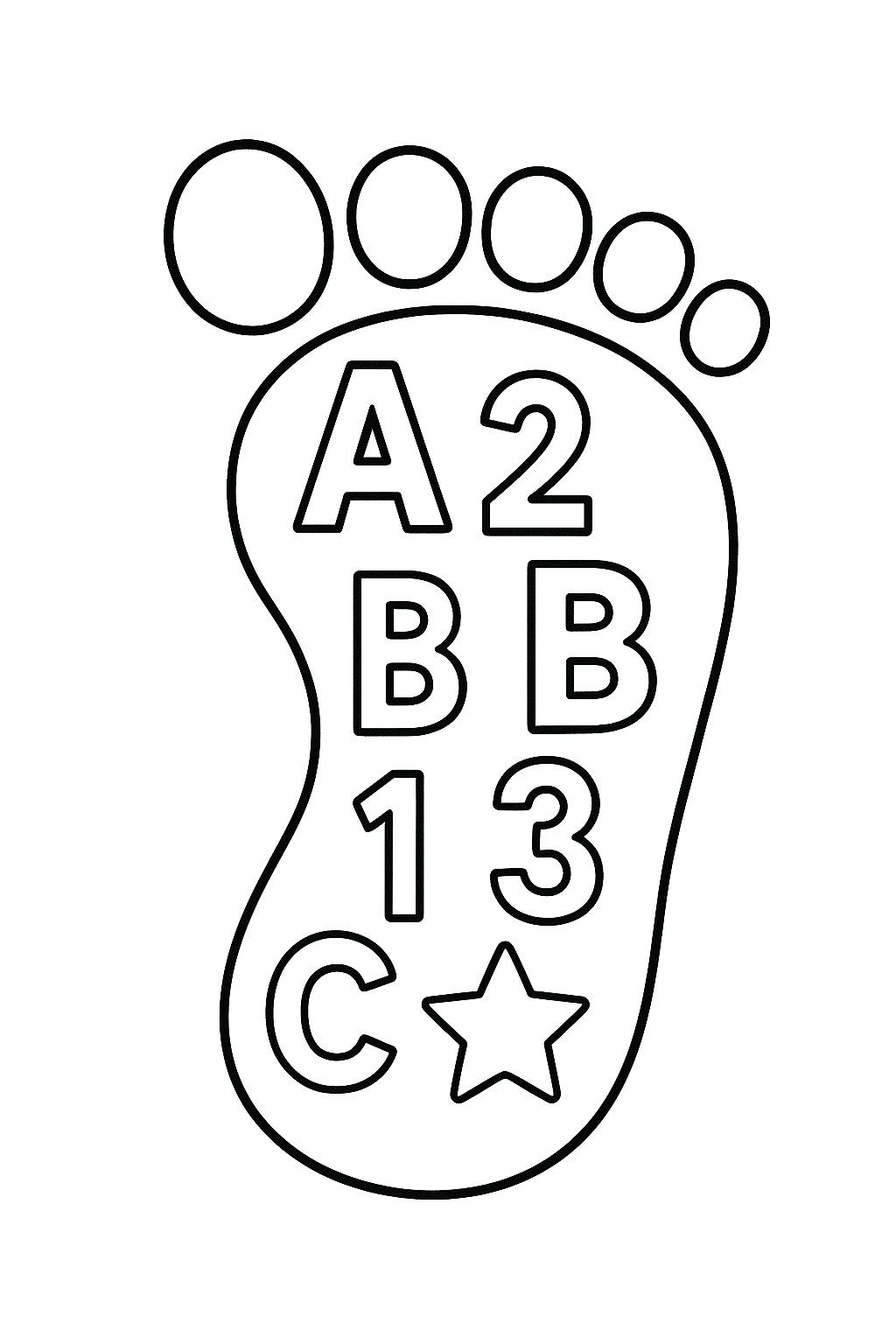 Bàn chân học tập