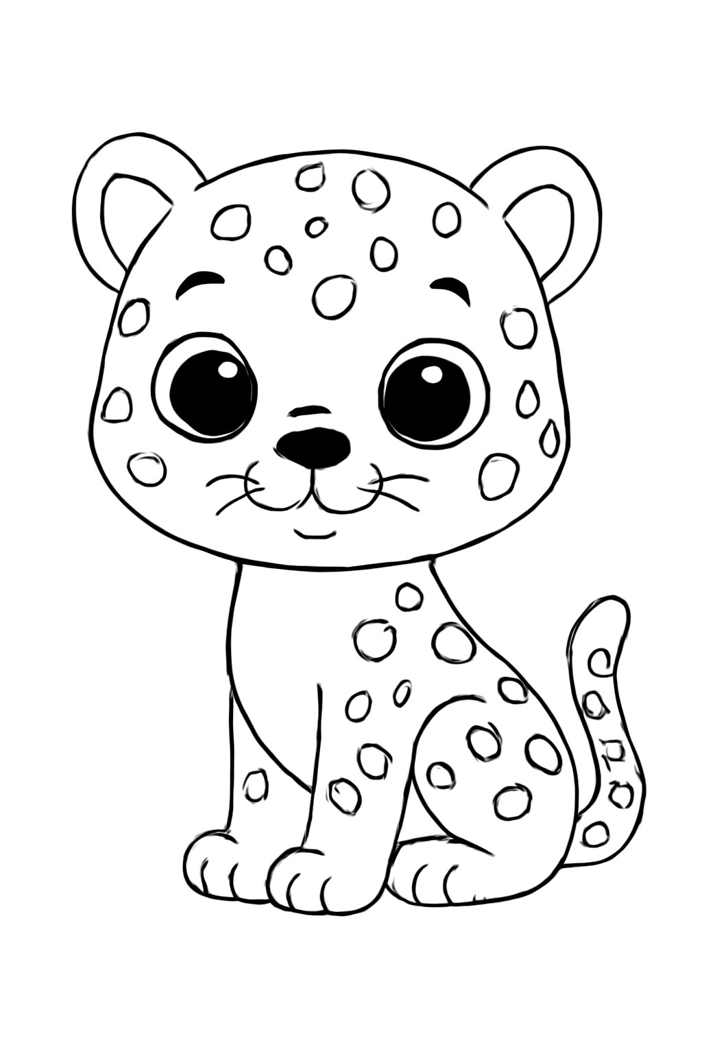 Báo hoạt hình dễ thương