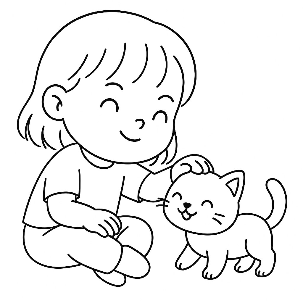 Bé Bún cùng thú cưng