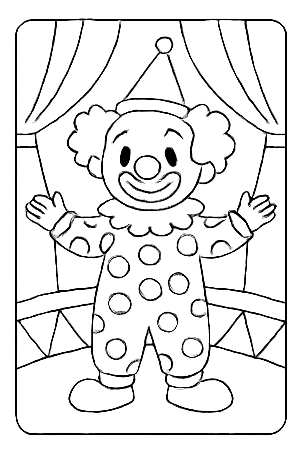 Chú hề cổ điển rạp xiếc