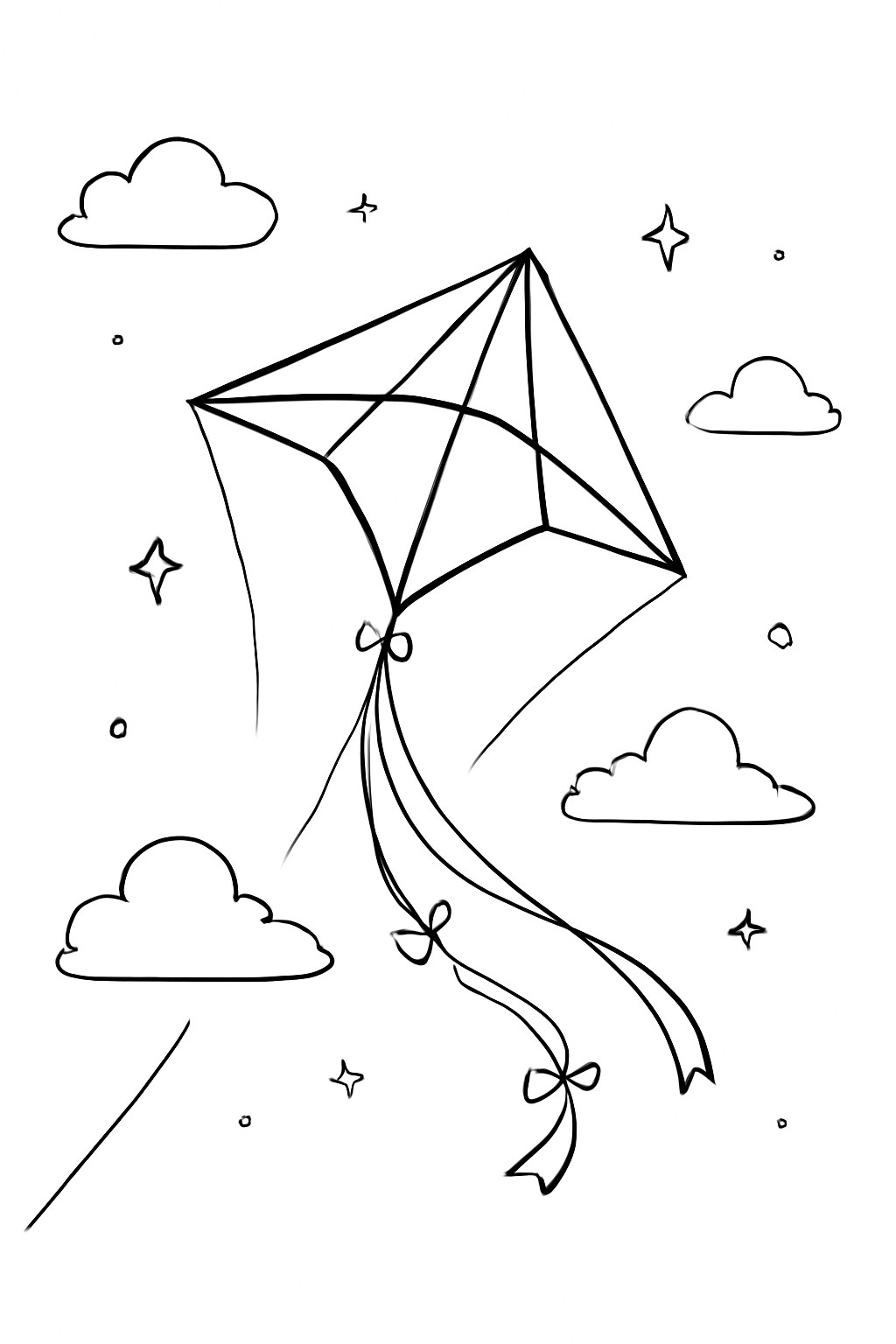 Con diều hiện đại hình tam giác