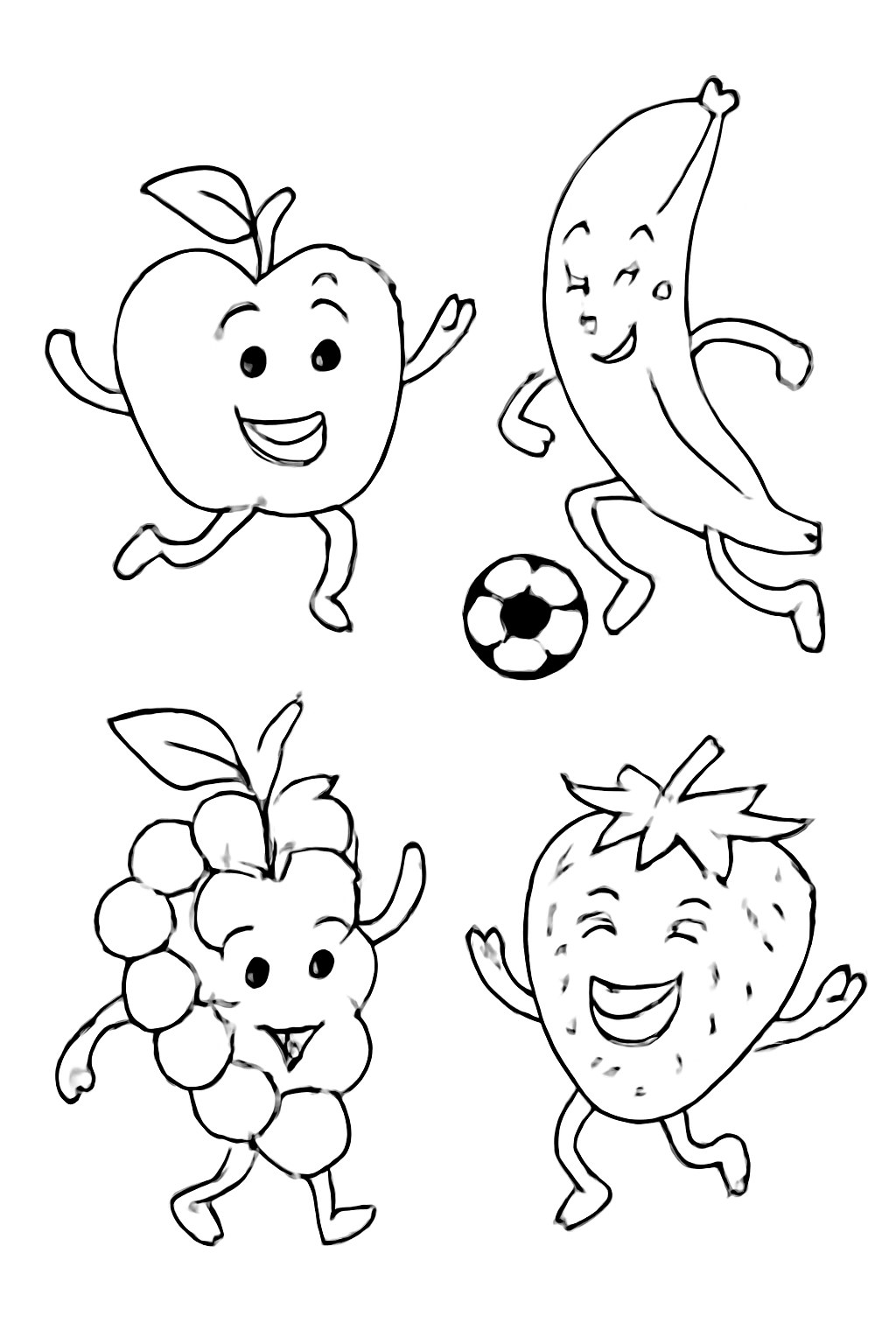 Tập tô màu hoa quả cho bé sáng tạo và học vui 2025