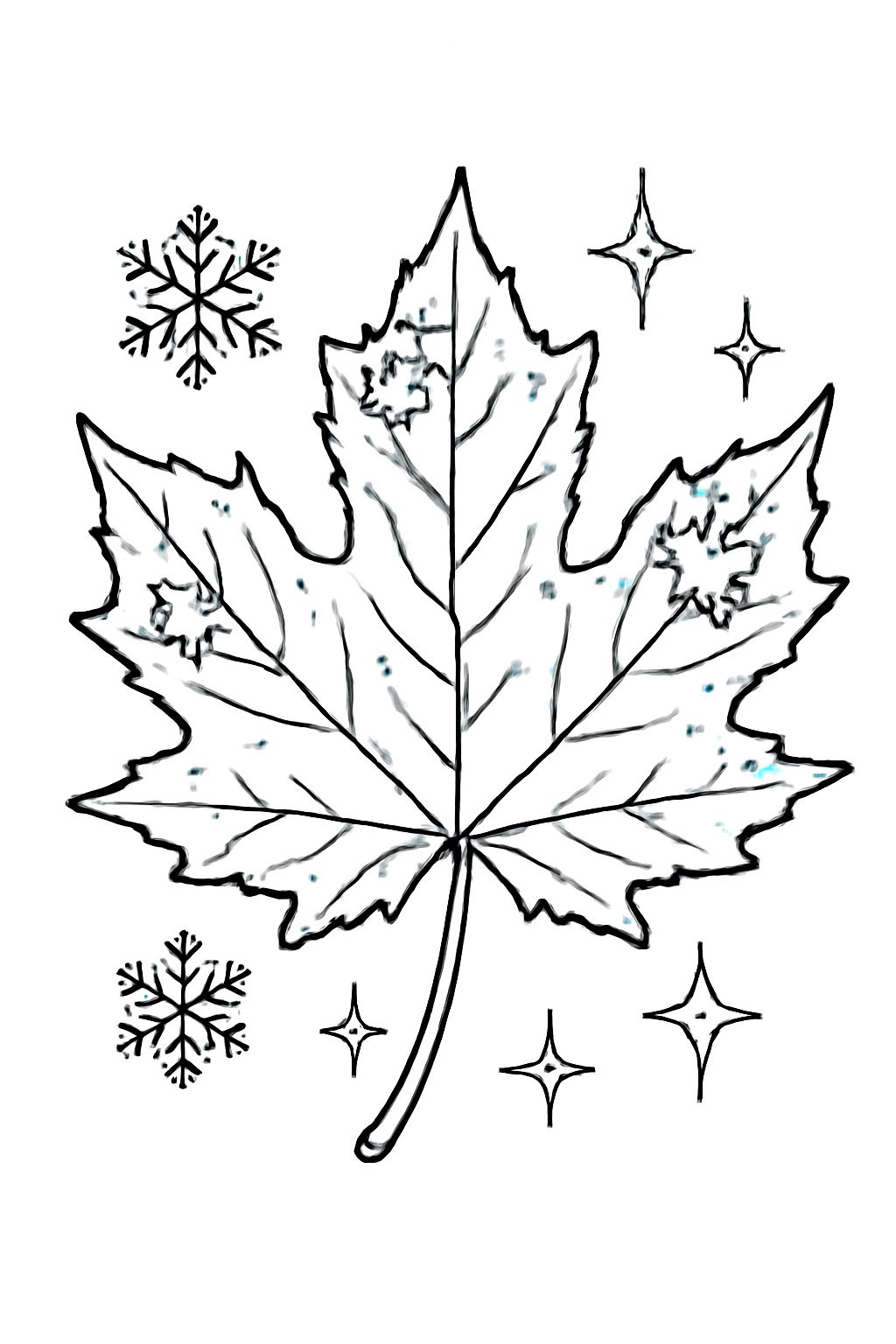 Tranh tô màu cái lá cho bé đẹp nhất 2025